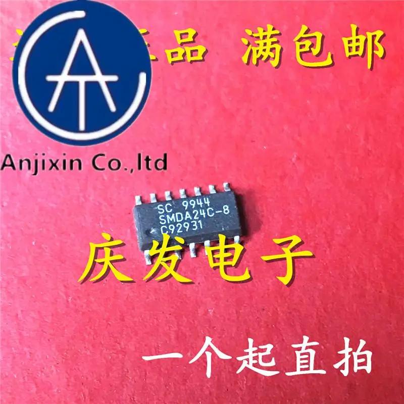 10pcs 100%    SMDA24C SMDA24 SOP-14
